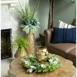 Brand new 🧨 Sullivans 27.5 In. Gilded 🔨 Hammered Tall Vase; Gold 🧨 -Sullivans Sales unnamed file 215