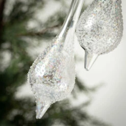 Discount 😉 Sullivans Crystallized Drop Ornament - Set Of 2 🔥 -Sullivans Sales unnamed file 2189