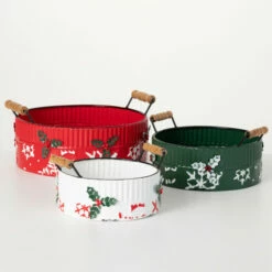 Hot Sale 😀 Sullivans Embossed Holiday Container - Set Of 3 🌟