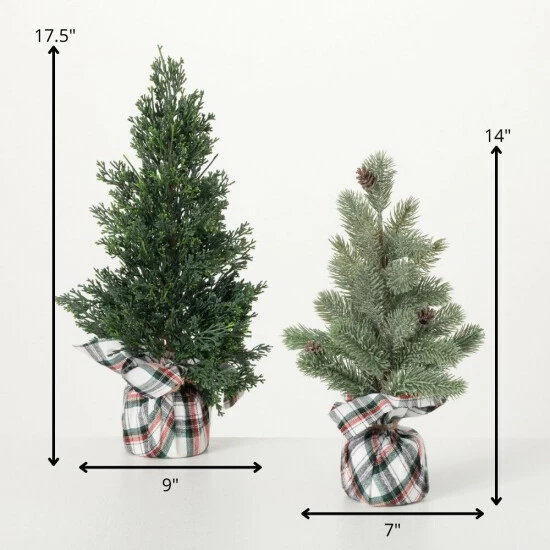 Best Sale ๐ Sullivans Artificial Cypress Trees In Gunny Sacks - Set Of 2 - 9"L X 9"W X 17.5"H; 7"L X 7"W X 14"H โ๏ธ 7 Best Sale ๐ Sullivans Artificial Cypress Trees In Gunny Sacks - Set Of 2 - 9"L X 9"W X 17.5"H; 7"L X 7"W X 14"H โ๏ธ - Image 5