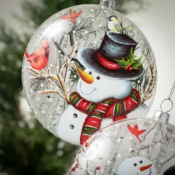 Best Sale 🥰 Sullivans Painted Snowman Disc Ornaments - Set Of 2 👏 -Sullivans Sales unnamed file 2223