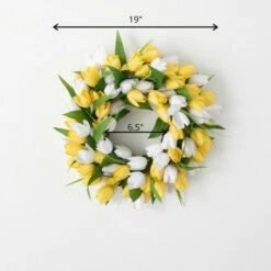 Wholesale 🛒 Sullivans Artificial 19" Full Flowering Tulip Mini Wreath 🎁 -Sullivans Sales unnamed file 2250