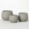 Brand new ⭐ Sullivans Speckled Gray Two-Toned Ceramic Planters - Set Of 3 🎉