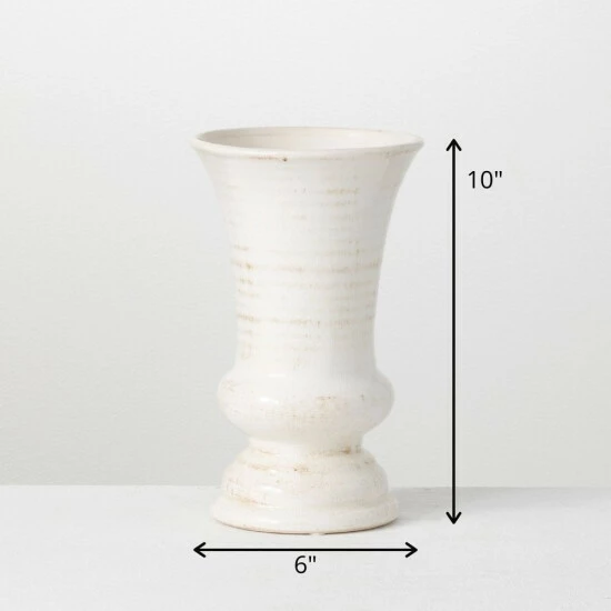 Best reviews of ✨ Sullivans Ceramic Distressed White Vase, 6 X 10 Inches ⭐ 8 Best reviews of ✨ Sullivans Ceramic Distressed White Vase, 6 X 10 Inches ⭐ - Image 6
