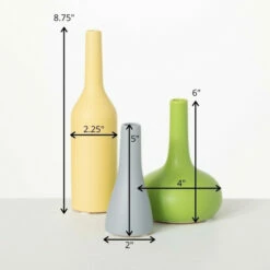 Coupon 😍 Sullivans Bright Matte Bud Ceramic Vase - Set Of 3 😍 -Sullivans Sales unnamed file 2293