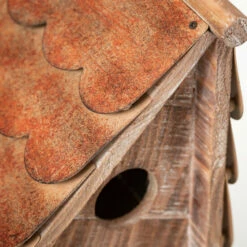 Budget 🎁 Sullivans 12.5 In. Copper Shingled Birdhouse; Brown 🌟 -Sullivans Sales unnamed file 2305
