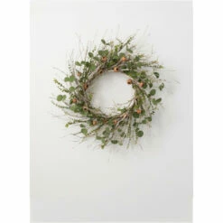 Cheap 🎉 Sullivans Birch Eucalyptus Pod Wreath 😀