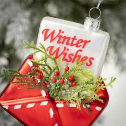 Cheapest 🥰 Sullivans Glass Winter Wishes Ornament ✔️ -Sullivans Sales unnamed file 2318