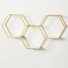 Best Pirce 😉 Sullivans Hexagonal Gold Metal Shelf 💯 -Sullivans Sales unnamed file 2330