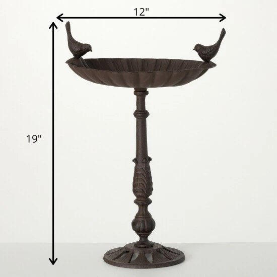 Top 10 ๐ Sullivans 19" Iron Bird Bath And Feeder; Gray ๐คฉ 6 Top 10 ๐ Sullivans 19" Iron Bird Bath And Feeder; Gray ๐คฉ - Image 4
