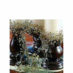 Best Pirce ✔️ Sullivans Green Bead Garland Metallic Silver 😀 -Sullivans Sales unnamed file 2346