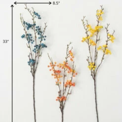 Wholesale 💯 Sullivans Artificial Bright Colorful Berry Branches - Set Of 3 😀 -Sullivans Sales unnamed file 2406