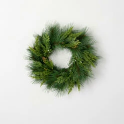 New ⭐ Sullivans 16" Artificial Mixed Pine & Juniper Mini Wreath 🛒