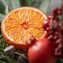 New 💯 Sullivans 18" Artificial Pine, Berry & Fruit Mini Wreath 🛒 -Sullivans Sales unnamed file 2456