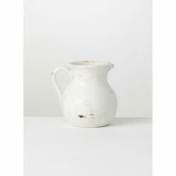 Best reviews of 🎉 Sullivans Distressed White Ceramic Pitcher 🎁