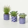 Best Pirce 🔔 Sullivans Artificial Succulent Trio In Printed Pots - Set Of 3 🔔 -Sullivans Sales unnamed file 2466