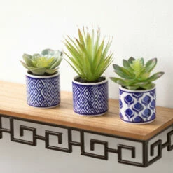 Best Pirce 🔔 Sullivans Artificial Succulent Trio In Printed Pots - Set Of 3 🔔 -Sullivans Sales unnamed file 2468