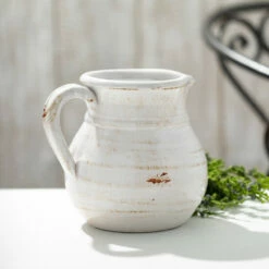 Best reviews of 🎉 Sullivans Distressed White Ceramic Pitcher 🎁 -Sullivans Sales unnamed file 249