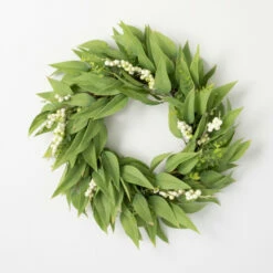 Brand new โ Sullivans Artificial 22" Pearl White Snowberry Wreath ๐
