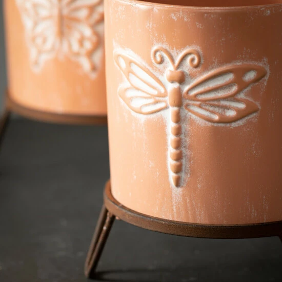 Discount ๐ฅฐ Sullivans Insect Print Raised Round Planters - Set Of 2 ๐ 4 Discount ๐ฅฐ Sullivans Insect Print Raised Round Planters - Set Of 2 ๐ - Image 2