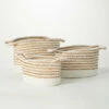 Wholesale 👍 Sullivans Handled Natural Woven Basket - Set Of 3 ⌛