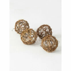 Discount 🔥 Sullivans Vine Ball - Set Of 4 - Brown 👏