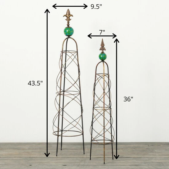 Hot Sale 🛒 Sullivans 36" & 43.5" Arbor Wired Topiary Pair - Set Of 2; Multicolor 🎉 6 Hot Sale 🛒 Sullivans 36" & 43.5" Arbor Wired Topiary Pair - Set Of 2; Multicolor 🎉 - Image 4