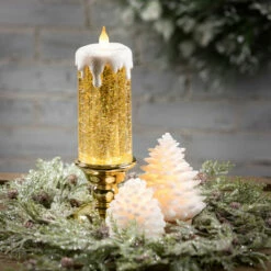 Best Sale 🔔 Sullivans 5.5" Glitter Tree LED Candle ⌛ -Sullivans Sales unnamed file 2542