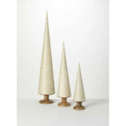 Best Sale 😀 Sullivans Finial Wood Tree - Set Of 3 - 6"L X6"W X31"H; 5"L X5"W X21.5"H; 4"L X4"W X15"H 🥰