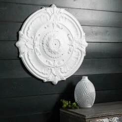Flash Sale 👍 Sullivans Brushed White Wall Medallions - Set Of 2 🎉 -Sullivans Sales unnamed file 2623