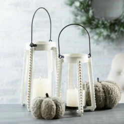 Outlet 🎉 Sullivans Neutral Dark Boucle Pumpkin - Set Of 2 ⭐ -Sullivans Sales unnamed file 2629