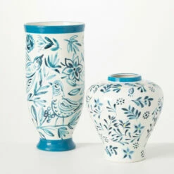Brand new 🎉 Sullivans Mediterranean Style Ceramic Vase - Set Of 2 ⭐