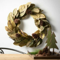 Best deal 👍 Sullivans Artificial 24" Magnolia Leaf Wreath 😉 -Sullivans Sales unnamed file 268