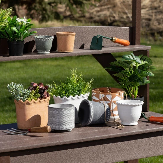 Outlet 🥰 Sullivans Hanging Terracotta Ceramic Planters - Set Of 3 ⌛ 6 Outlet 🥰 Sullivans Hanging Terracotta Ceramic Planters - Set Of 3 ⌛ - Image 4