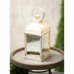 Discount 🎉 Sullivans 10.5" White Speckled Lantern With LED Pillar Candle 👏 -Sullivans Sales unnamed file 2712