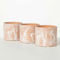 Best Sale 😍 Sullivans Terracotta Herb Ceramic Planter - Set Of 3 🛒