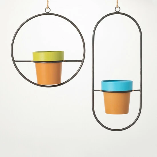 Coupon 🌟 Sullivans Hanging Terracotta Planter - Set Of 2 👏 3 Coupon 🌟 Sullivans Hanging Terracotta Planter - Set Of 2 👏