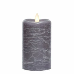 Best Pirce 🎁 Sullivans 5" Gray Frosted LED Pillar Candle ⌛