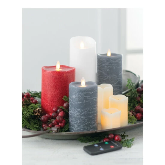 Best Pirce 🎁 Sullivans 5" Gray Frosted LED Pillar Candle ⌛ 4 Best Pirce 🎁 Sullivans 5" Gray Frosted LED Pillar Candle ⌛ - Image 2