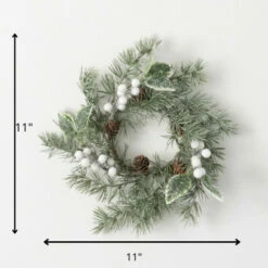 Cheap 🔥 Sullivans 11" Artificial Pine Leaf And Berry Mini Wreath 🔔 -Sullivans Sales unnamed file 2784