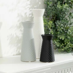 Best Pirce ✨ Sullivans Ceramic Wide Mouth Vase - Set Of 3 White Grey Black 💯 -Sullivans Sales unnamed file 2818