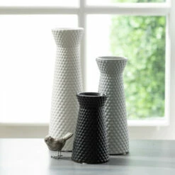 Best Pirce ✨ Sullivans Ceramic Wide Mouth Vase - Set Of 3 White Grey Black 💯 -Sullivans Sales unnamed file 2819