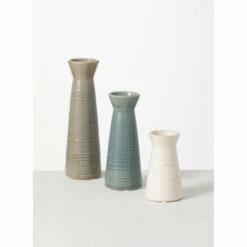 Best Pirce ✨ Sullivans Ceramic Wide Mouth Vase - Set Of 3 White Grey Black 💯 -Sullivans Sales unnamed file 2822