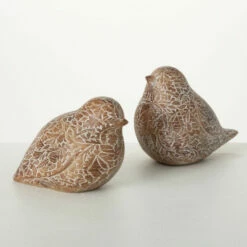 Flash Sale 👏 Sullivans 5 In. Glazed Ombre Bird Figurines - Set Of 2; Brown 🎉