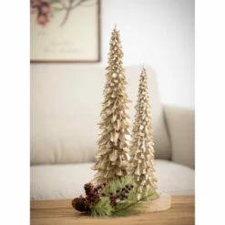 Flash Sale ⌛ Sullivans Tabletop Tree - Set Of 2 - 5"L X 5"W X 18.5"H; 4.5"L X 4.5"W X 14.25"H ⭐ -Sullivans Sales unnamed file 285
