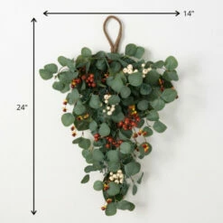 Promo 👏 Sullivans Pinecone Swag - 10"L X 10"W X 21"H 😉 -Sullivans Sales unnamed file 2876