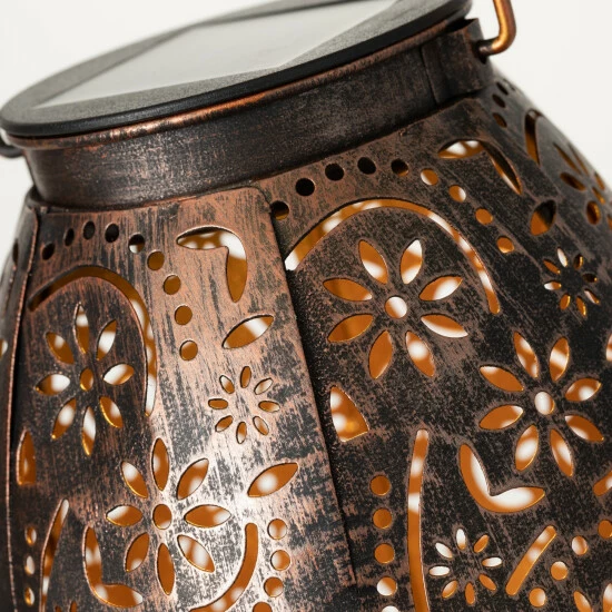 Deals ๐งจ Sullivans 9 In. Hanging Lantern Solar Light; Copper ๐ 4 Deals ๐งจ Sullivans 9 In. Hanging Lantern Solar Light; Copper ๐ - Image 2