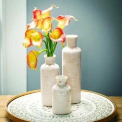 New 😀 Sullivans Ceramic Bottle Vase - Set Of 3 Matte Black ✔️ -Sullivans Sales unnamed file 29