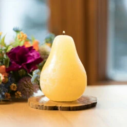 Coupon 🥰 Sullivans Pale Yellow Pear Candles - Set Of 3 ✔️ -Sullivans Sales unnamed file 2917
