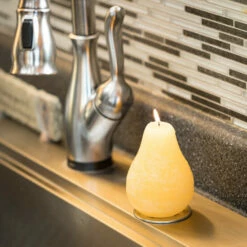 Coupon 🥰 Sullivans Pale Yellow Pear Candles - Set Of 3 ✔️ -Sullivans Sales unnamed file 2918